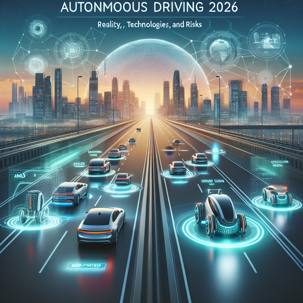 Condução autónoma 2026: realidade, tecnologias e riscos