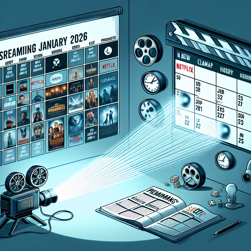 Streaming Janeiro 2026: estreias, calendário e dicas para planear