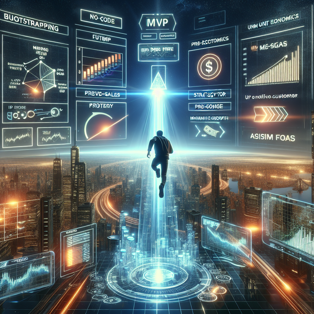 Bootstrapping 2026: MVP no-code, pré-vendas e unit economics